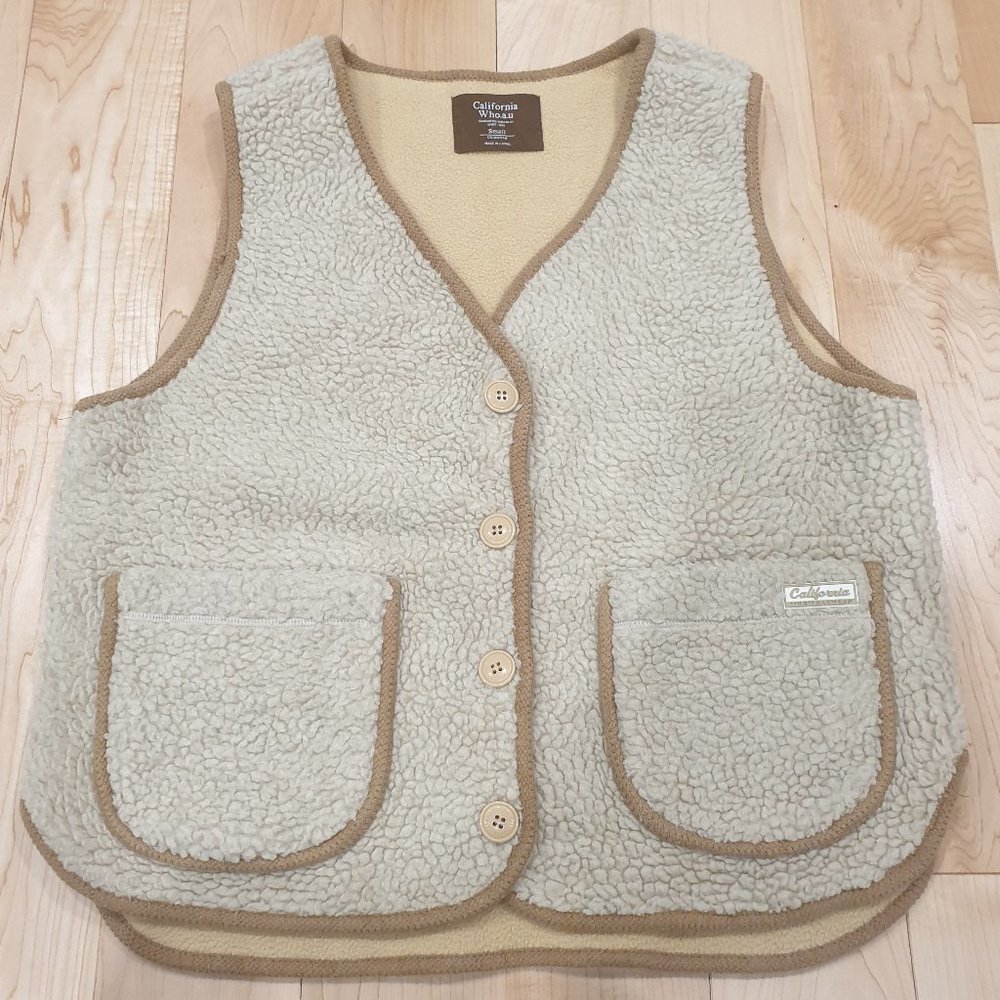 Warm Teddy Vest Relaxed Fit